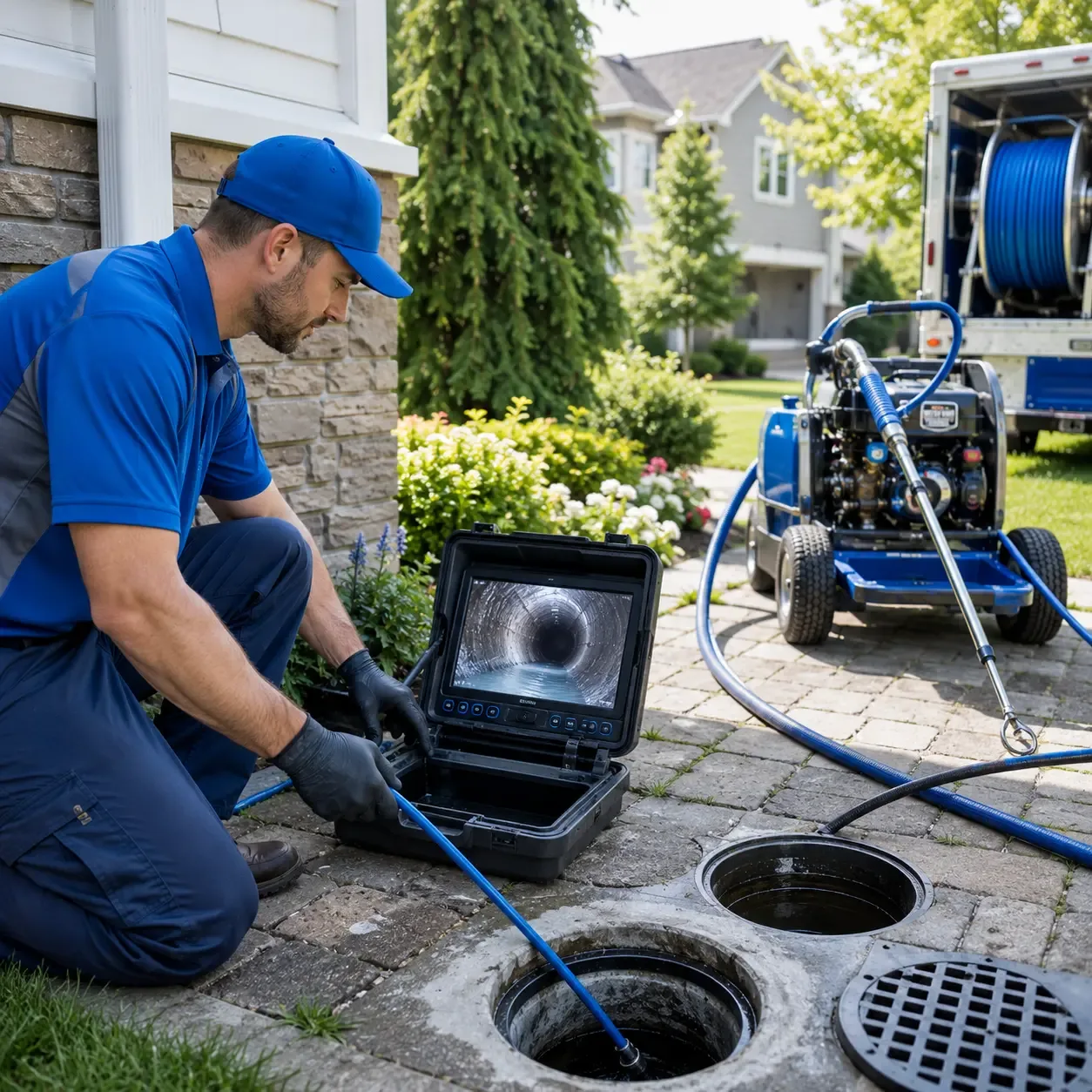 Outdoor drain cleaning professionals serving Copenhagen, NY